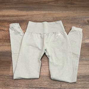 Gymshark Light Gray Vital Seamless Leggings Small